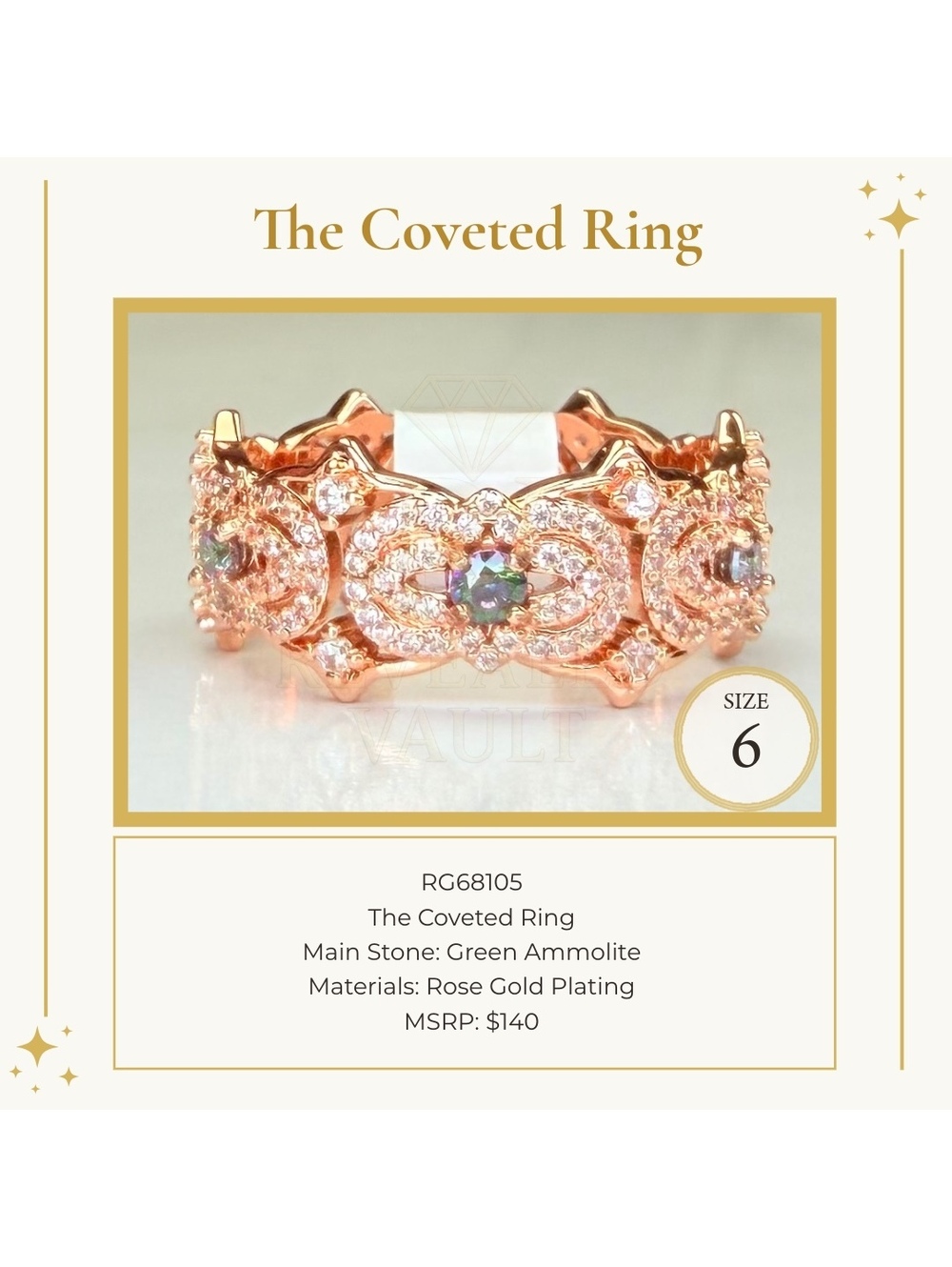 The Coveted Ring - Size 6 - OG